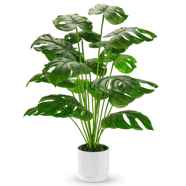 Der Rose Monstera Plant | Artificial Monstera Plant | Luxelnspire