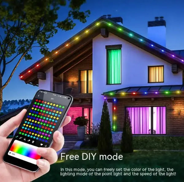 RGB Light Chain Bluethooth | Bluetooth RGB Light Chain | Luxelnspire
